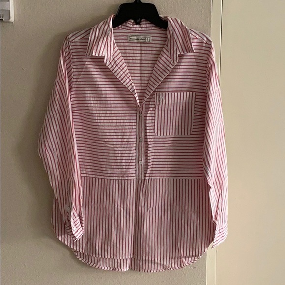 Abercrombie & Fitch Tops - Abercrombie & Fitch stripy shirt tunic